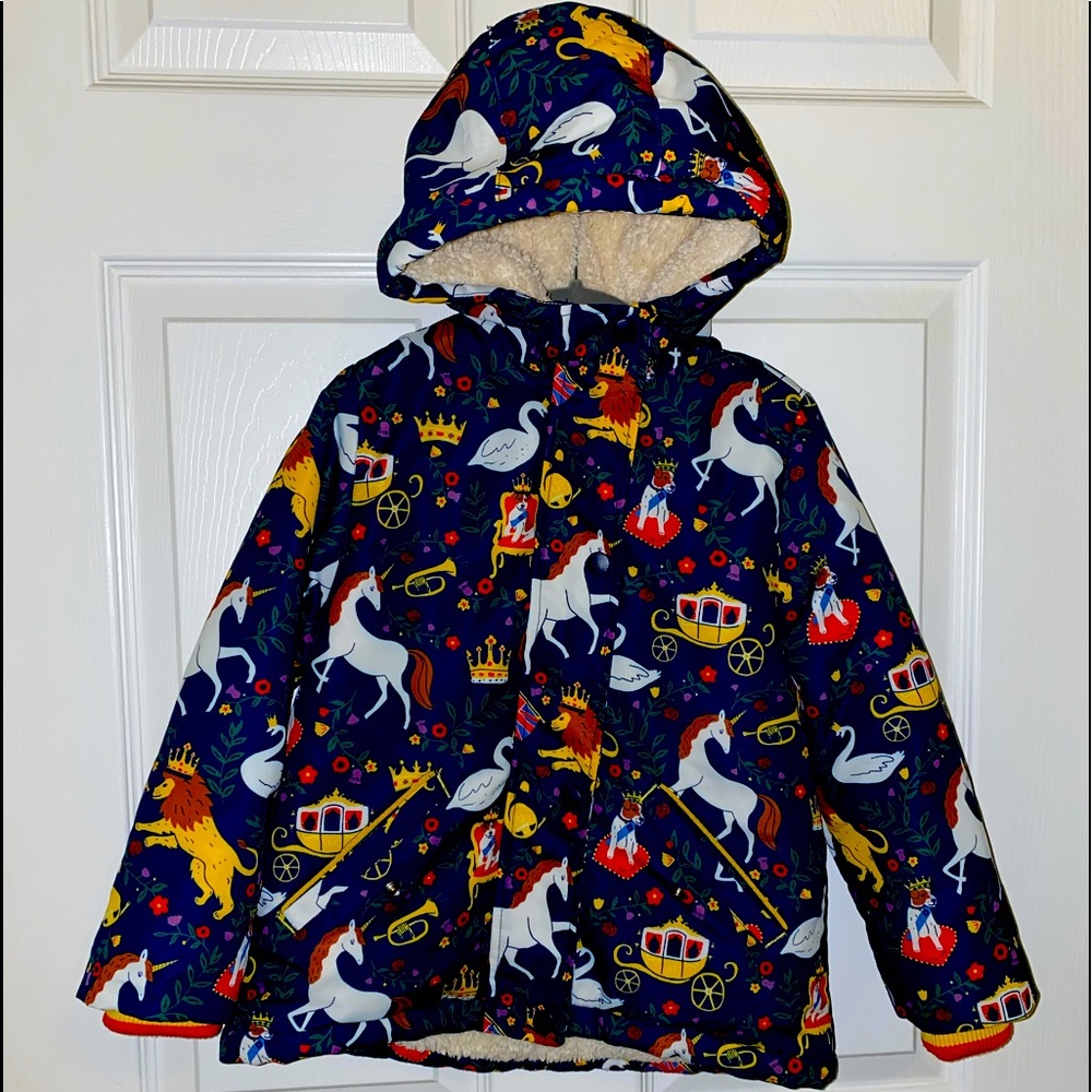 Mini Boden British Themed Coat